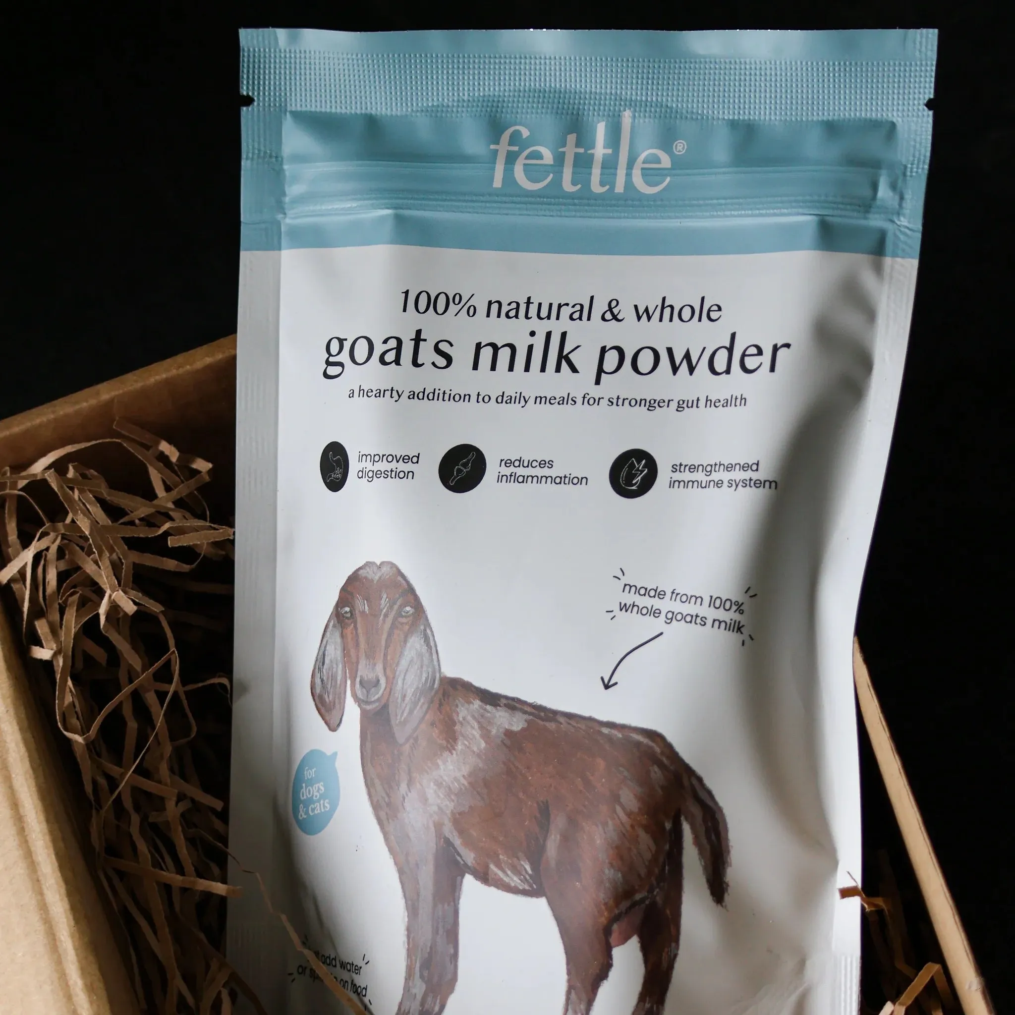 100% Whole Goats Milk Powder for Dogs & Cats - 250g