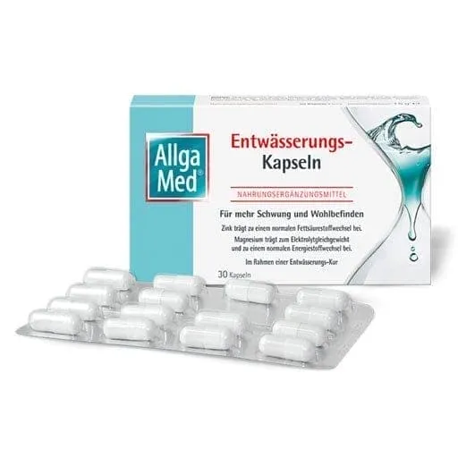 ALLGA MED drainage capsules, For more energy and well-being