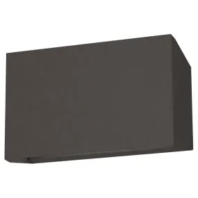 Amora 9 in. LED Outdoor Wall Sconce Black Finish