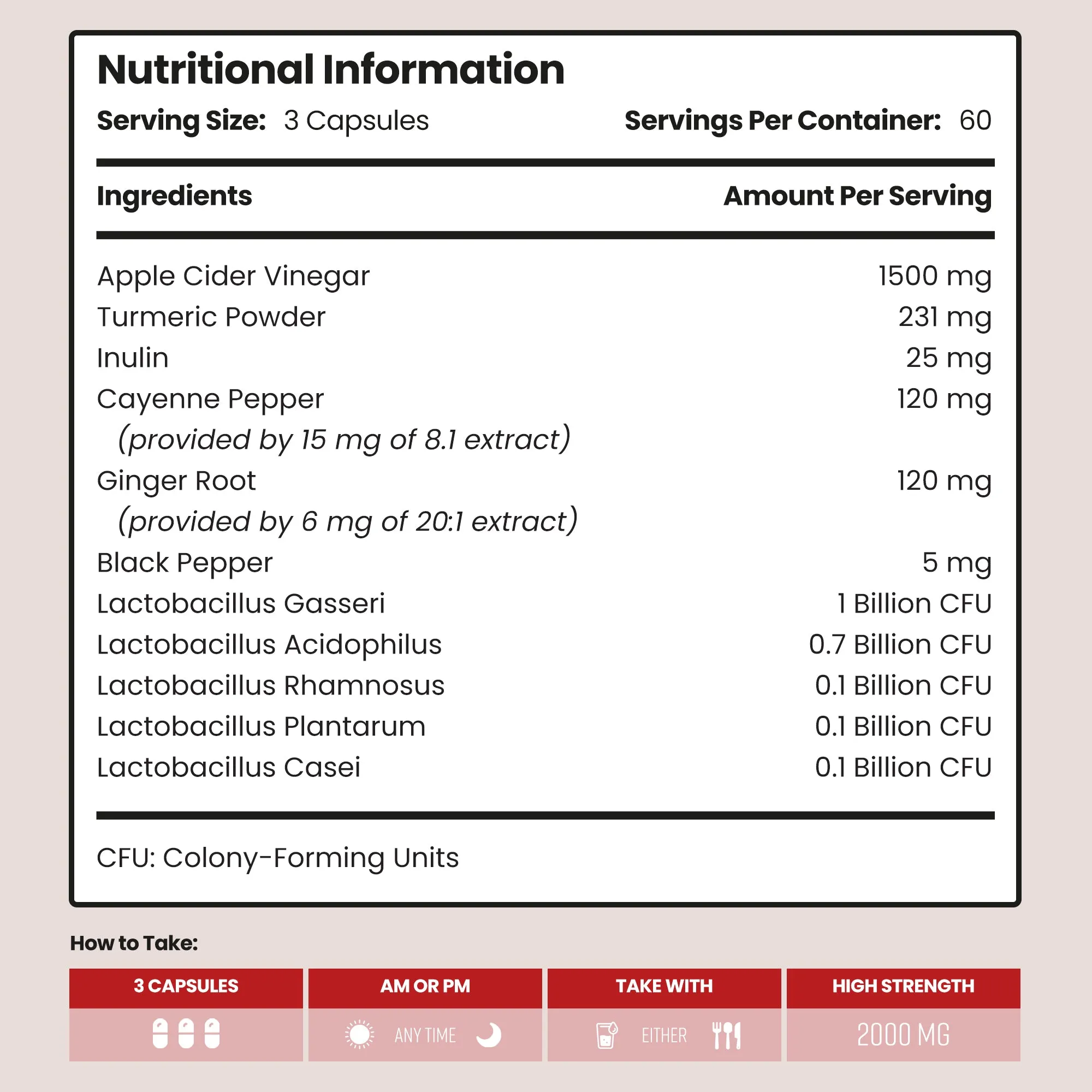 Apple Cider Vinegar Complex, 180 Vegan ACV Capsules With The Mother & Prebiotics