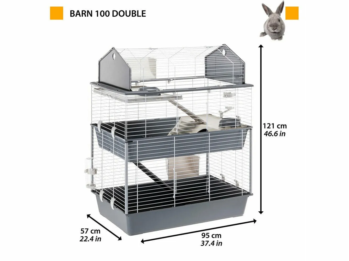 BARN 100 DOUBLE WHITE