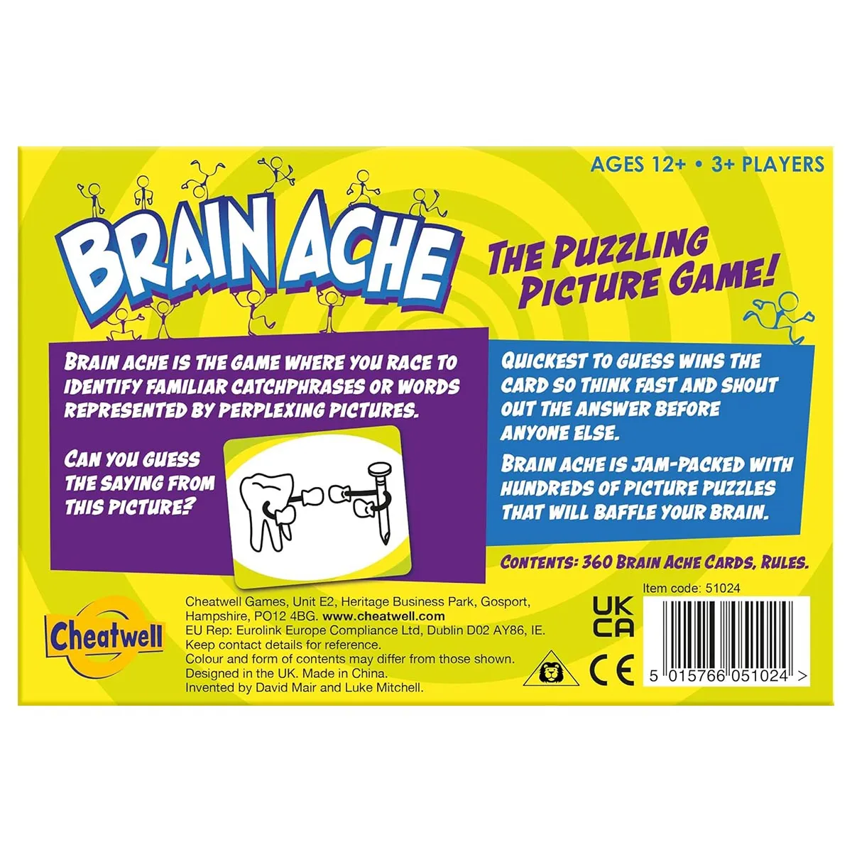 Brain Ache Card Game