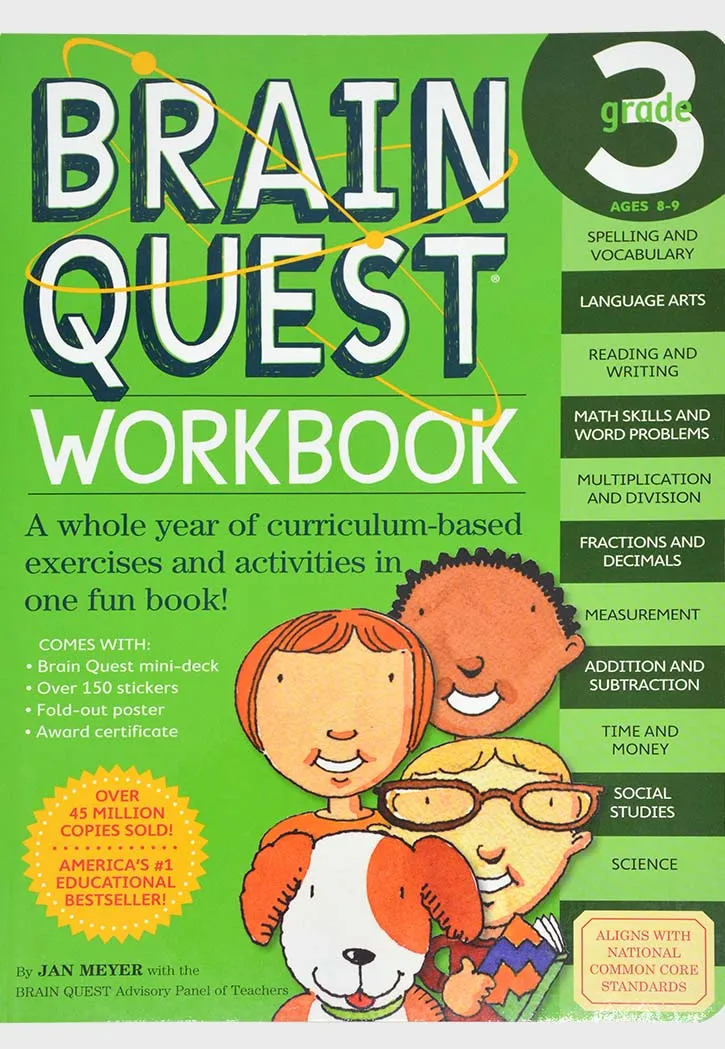 Brain Quest Workbook: Grade 3