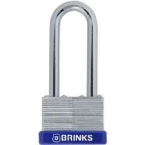 Brinks Commercial  Heavy-Duty 44mm Long Shackle Laminated Steel Padlock