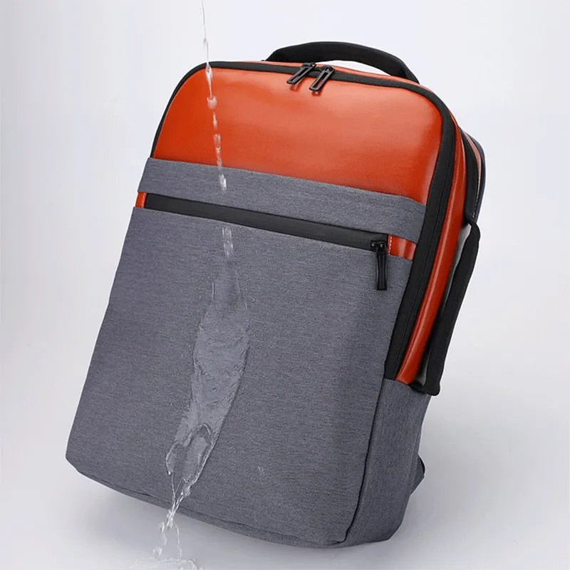 Business Backpack For Men Large Capacity USB Charging Bag Male