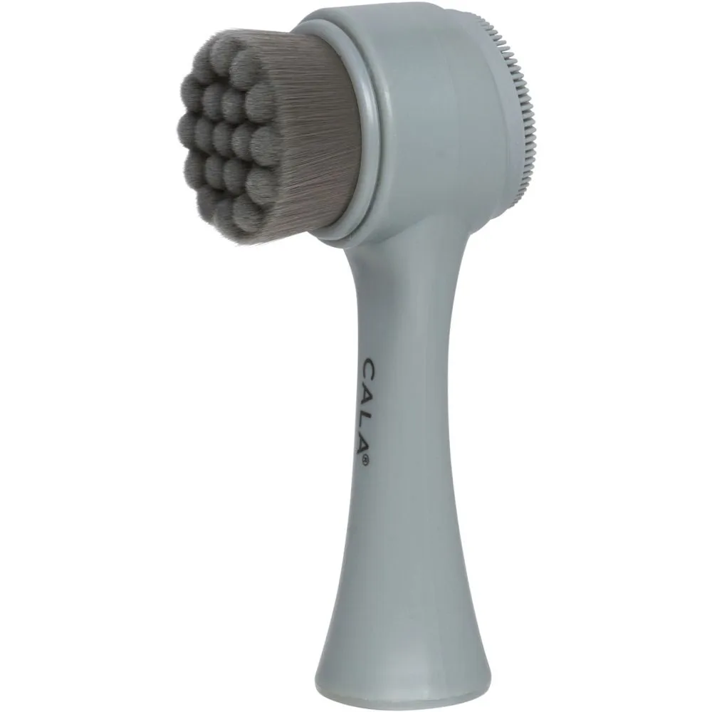 Cala Men's Dual Action Facial Cleansing Brush (Grey)