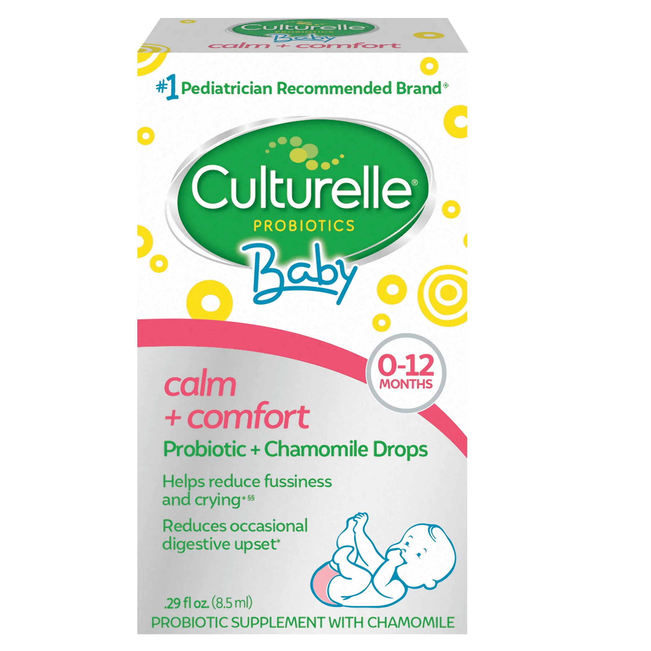 Culturelle Baby Calm   Comfort Probiotic & Chamomile Drops 0-12 mo.