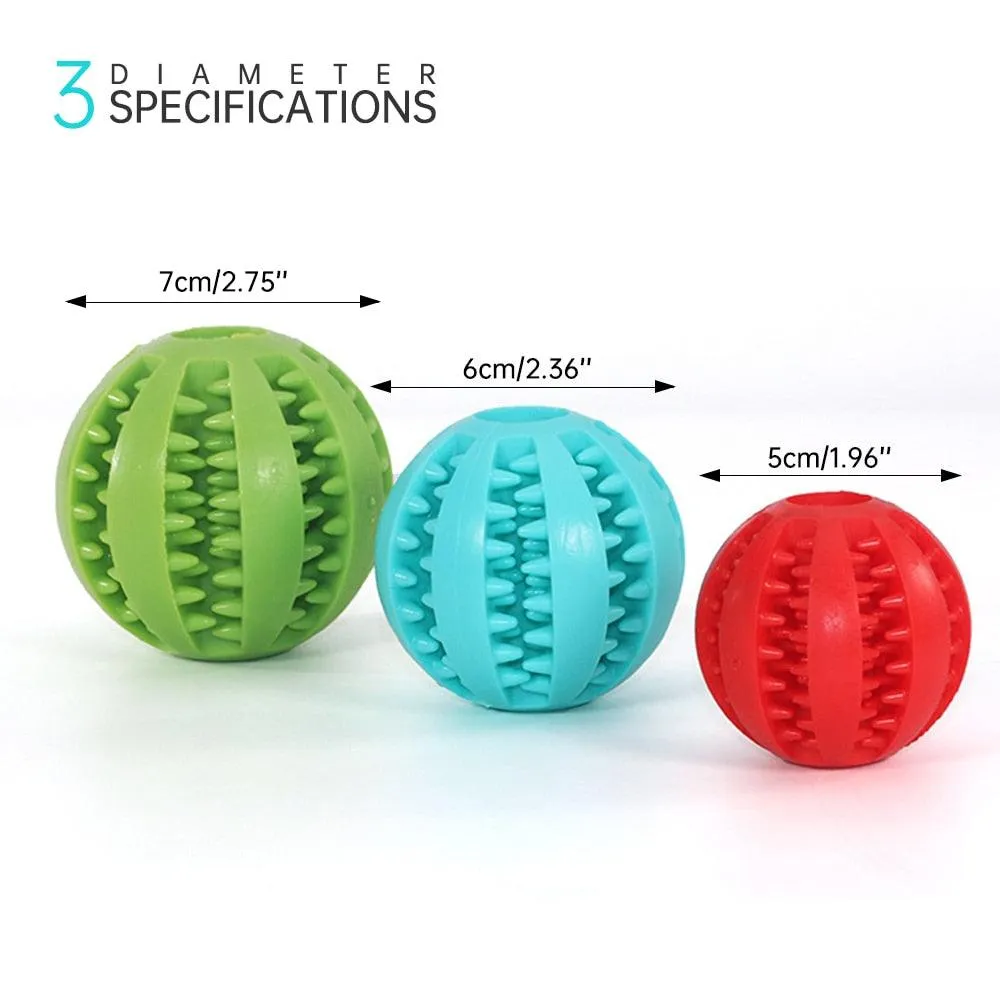 Dog Interactive Hemp Rope Rubber Balls