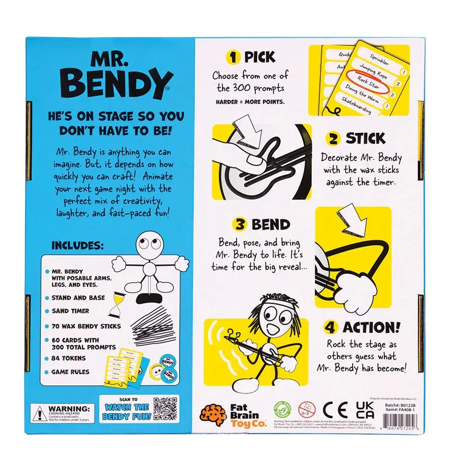 Fat Brain Toy Co. Mr. Bendy Game