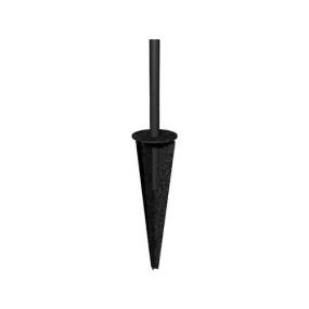 Fences Peak 250mm Black No-Dig Fencing Fence Post Spike