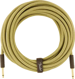 Fender DELUXE Series Instrument Cable (Tweed) - 25'