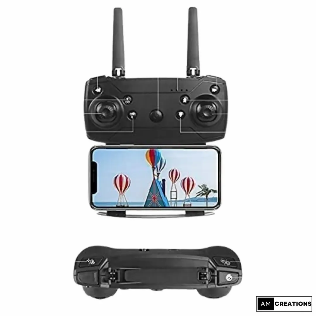 Foldable Remote Control Drone with 120° Camera