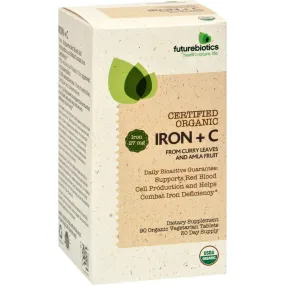 Futurebiotics Iron   C - Organic - 90 Tablets