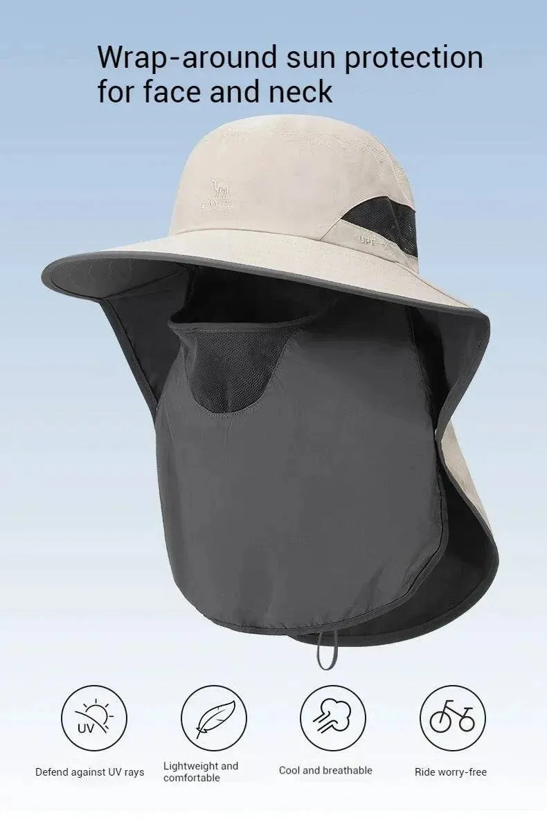 GOLDEN CAMEL Hats UV Protection All-in-One Wraparound Sun Protection Hat, Ideal for Hiking, Travel & Outdoor Adventures