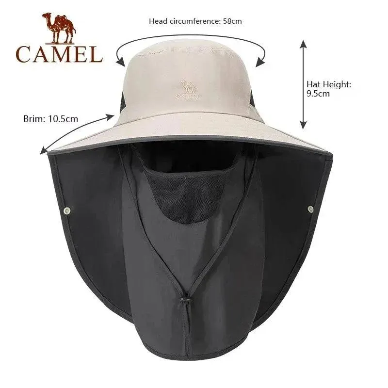 GOLDEN CAMEL Hats UV Protection All-in-One Wraparound Sun Protection Hat, Ideal for Hiking, Travel & Outdoor Adventures