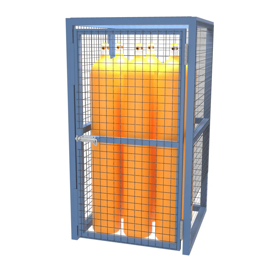 Heavy Duty Gas Bottle Cylinder Cage - For Argon Gas Bottles (9 12 BOTTLE UNIT)