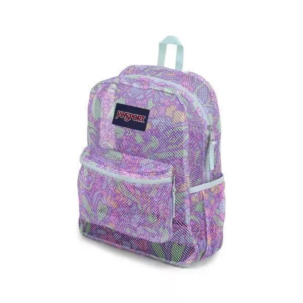 Jansport Eco Mesh Pack JS0A4QW3GW0 - Fluid Floral Pastel Lilac