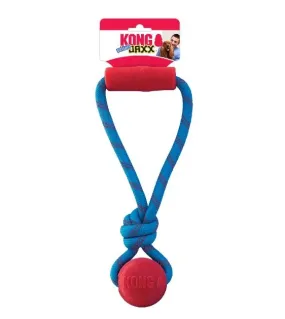 Kong Jaxx Brights Tug with Ball Dog Toy (Assorted Colors)