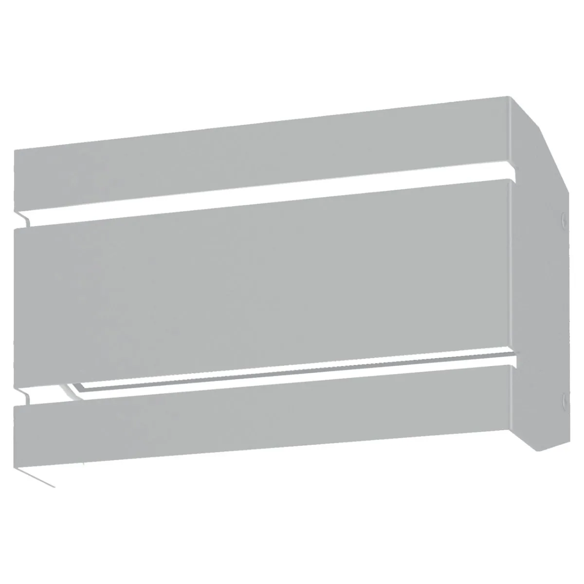 La Vida 9 in. LED Outdoor Wall Sconce Silver Finish