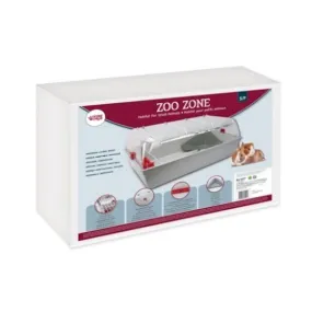 Living World Zoo Zone Small Animal Cage (Grey Burgundy)