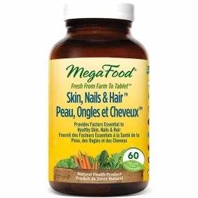 MegaFood Skin, Nails & Hair, 60 Tablets