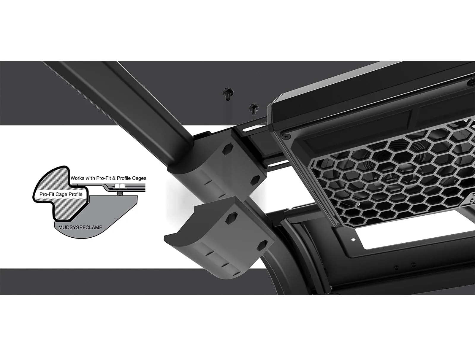 MTX MUDSYSPFCLAMP SQUARE CAGE CLAMPS