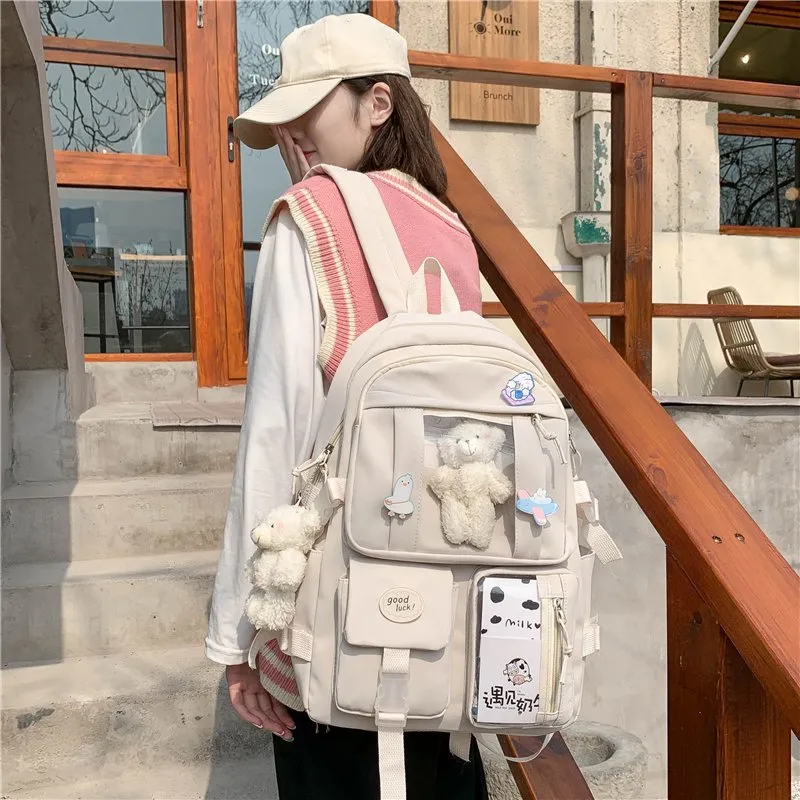 Multi Pockets   Kawaii Backpack