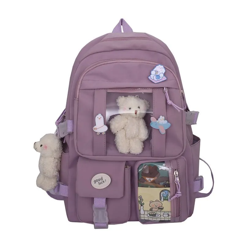 Multi Pockets   Kawaii Backpack