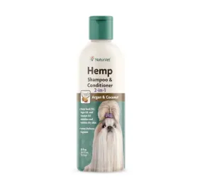 NaturVet Hemp 2-in-1 Shampoo & Conditioner