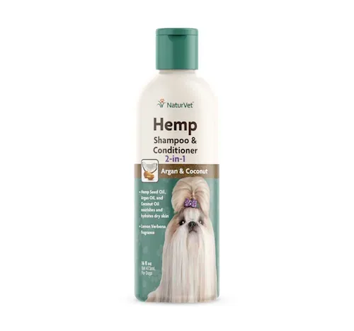 NaturVet Hemp 2-in-1 Shampoo & Conditioner