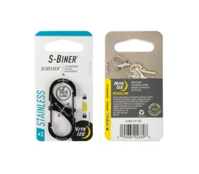 Nite Ize Stainless Steel S-Biner® SlideLock®  #2