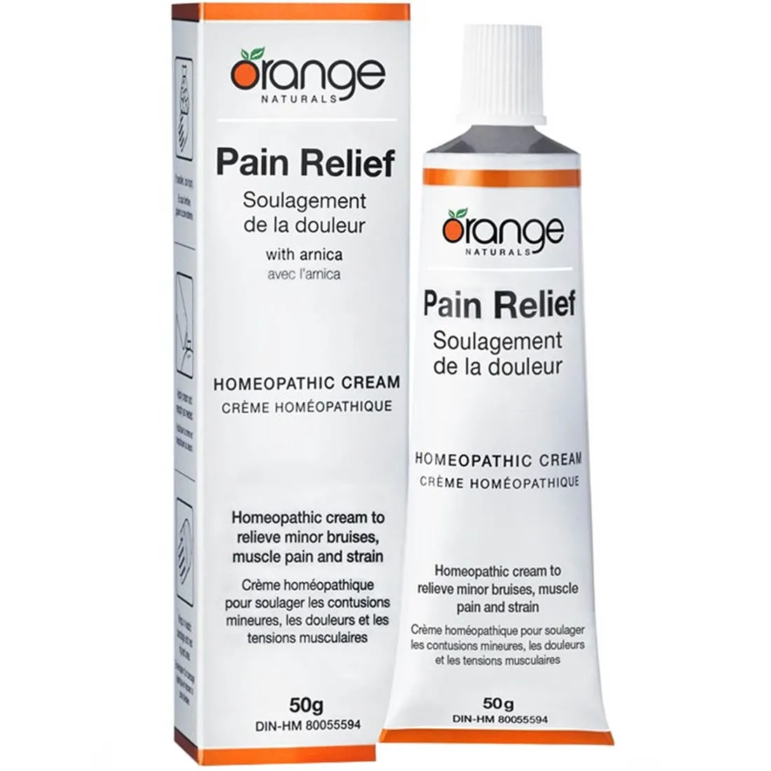 Orange Naturals Pain Relief Homeopathic Cream, 50g