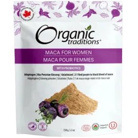 Organic Traditions Maca for Women with Probiotics 150g