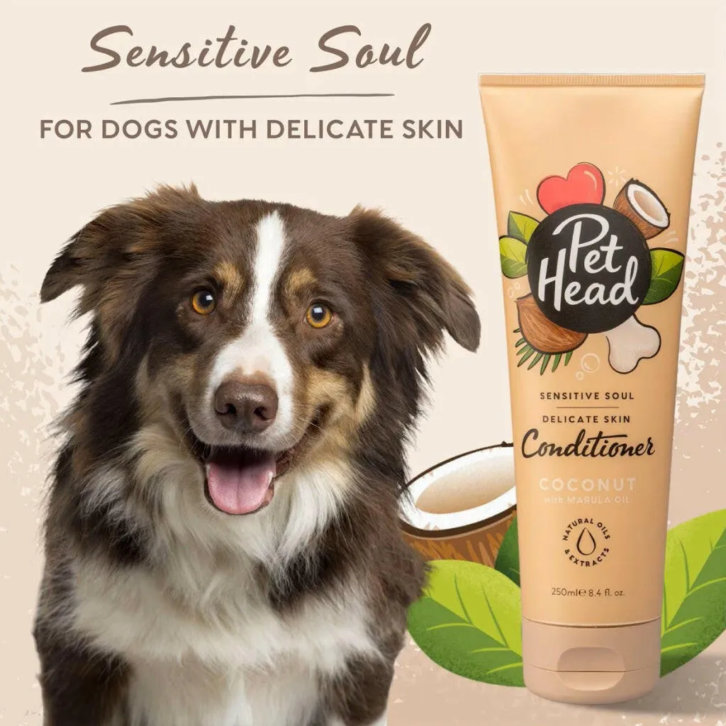 Pet Head Sensitive Soul Hypoallergenic and Soothing Conditioner For Dogs (8.4 oz)