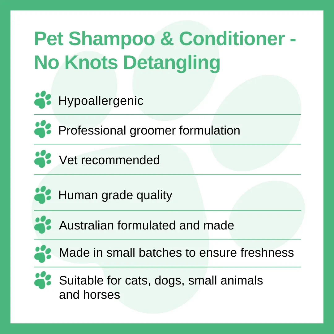 Pet Shampoo | No Knots Detangling 250ml or 500ml