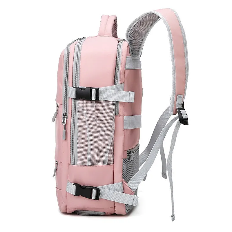 Pink Women Travel Backpack