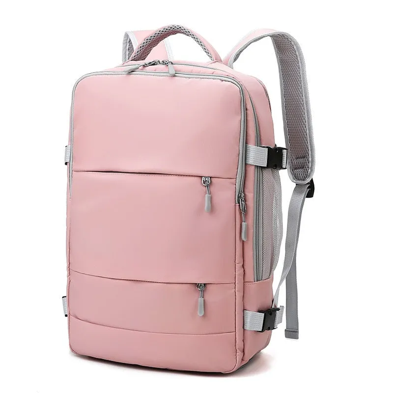 Pink Women Travel Backpack