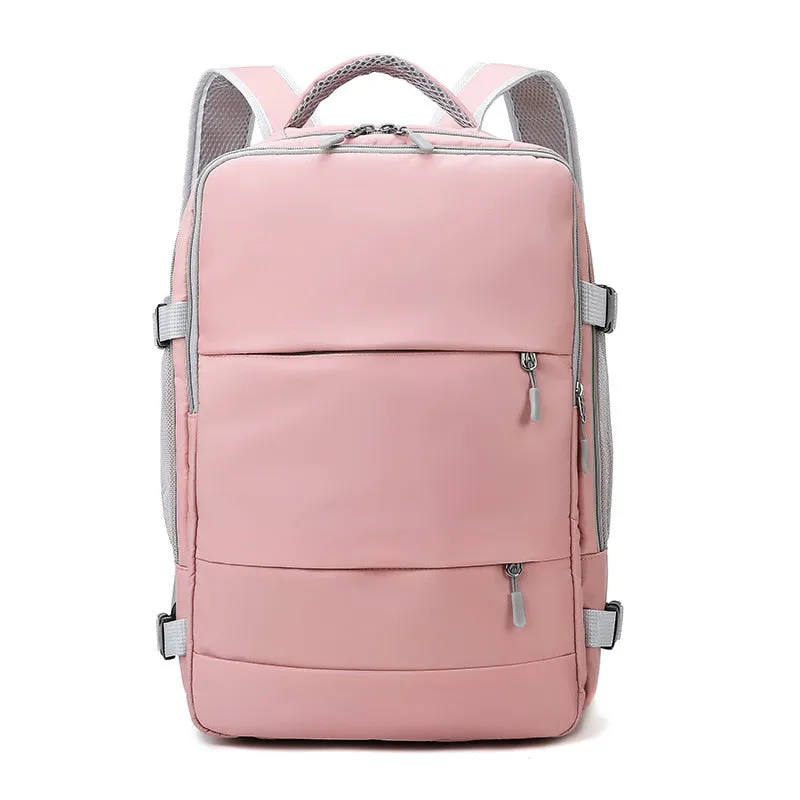 Pink Women Travel Backpack