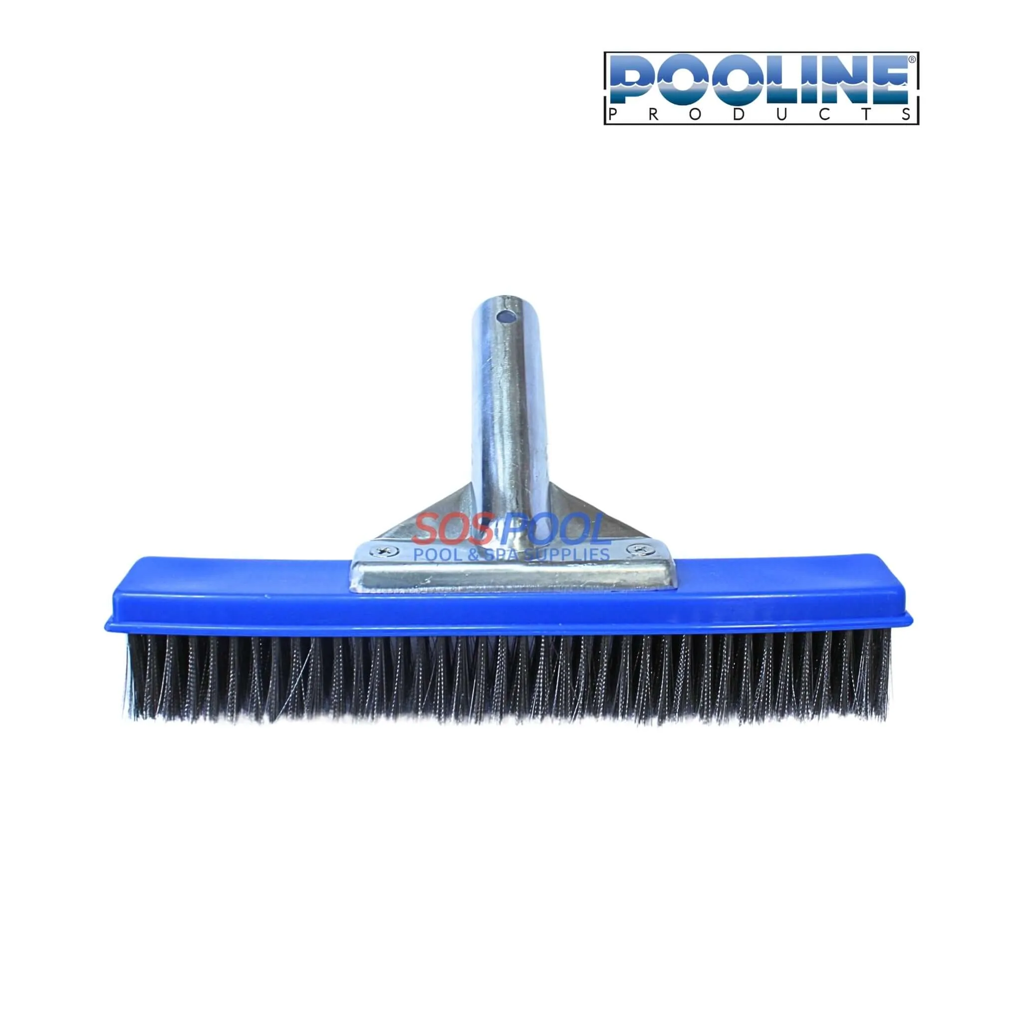 Pooline Stainless Steel Brush for Black Algae, Rust Stain On Concrete, Calcium Build Up 10" | 11024B