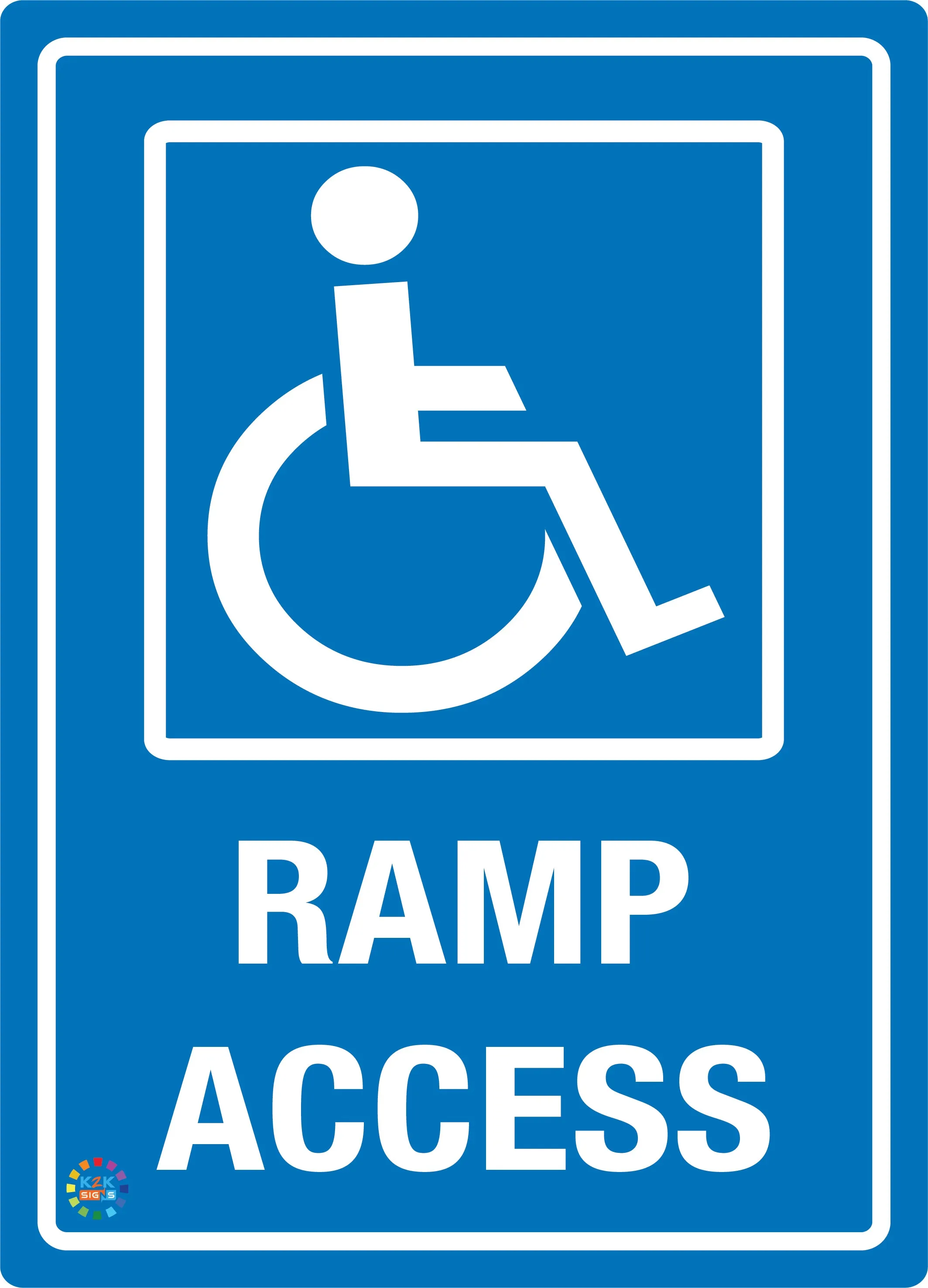 Ramp Access Sign