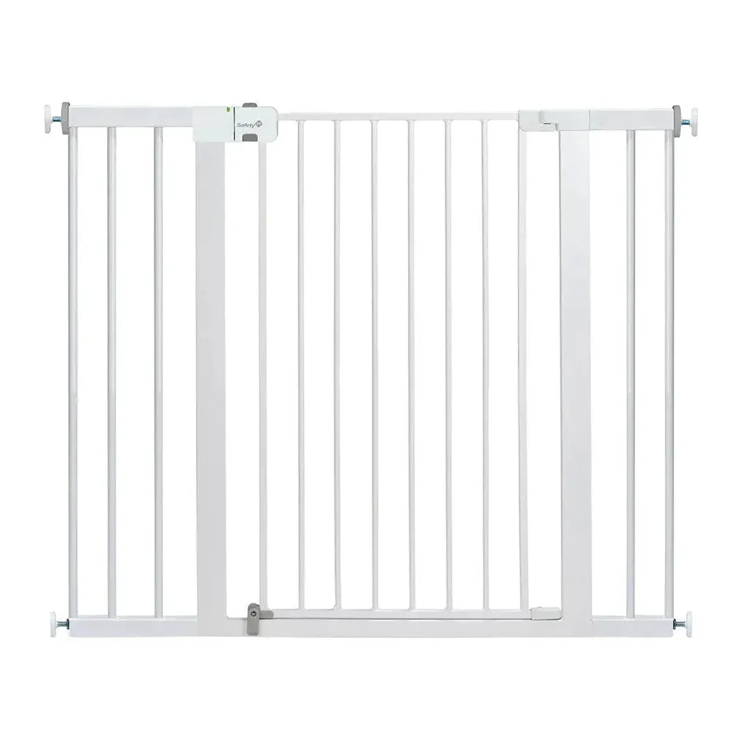 Secure Tech Tall & Wide Gate - White