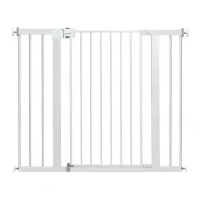 Secure Tech Tall & Wide Gate - White