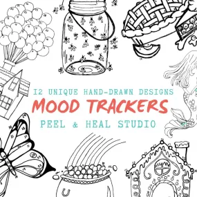 Set of 12 Monthly Mood Trackers