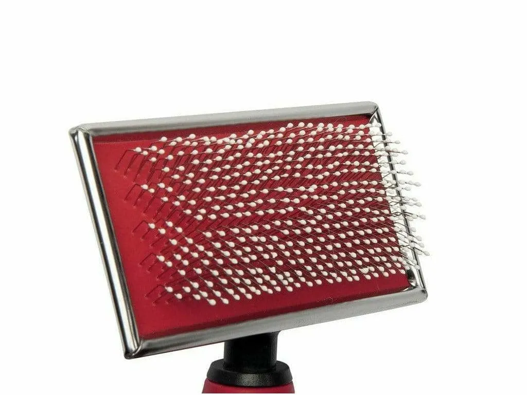 Slicker Brush With Stainless Steel Plastic Coated  Pins (85X45Mm) Md