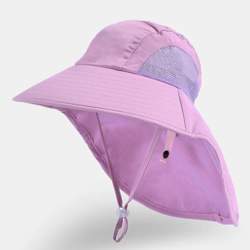 Summer Children's Solid Colour Fisherman Hat -