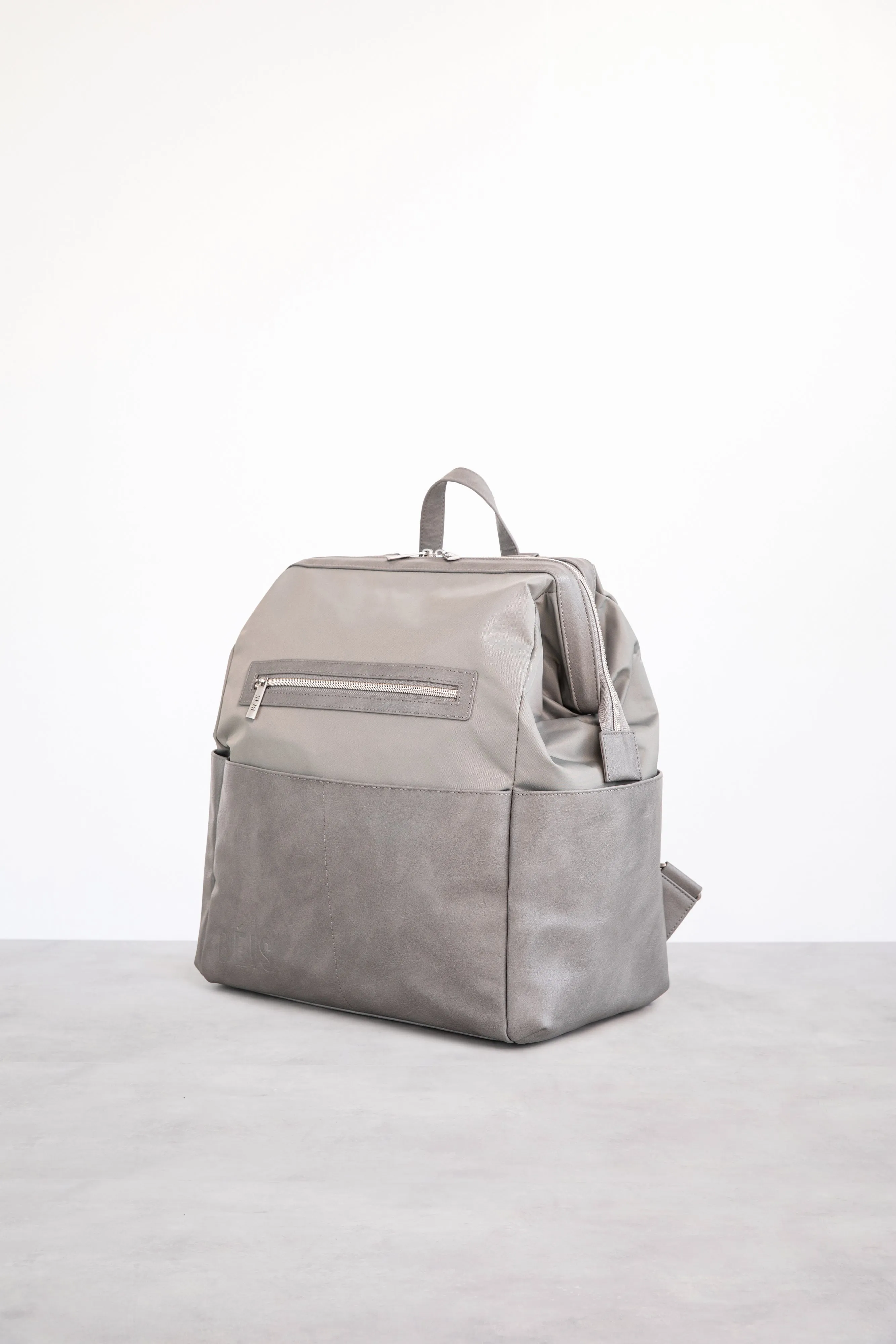 The Backpack Diaper Bag in Grey