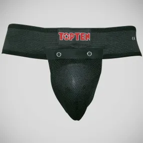 Top Ten Adult Cup and Supporter Groin Guard Black