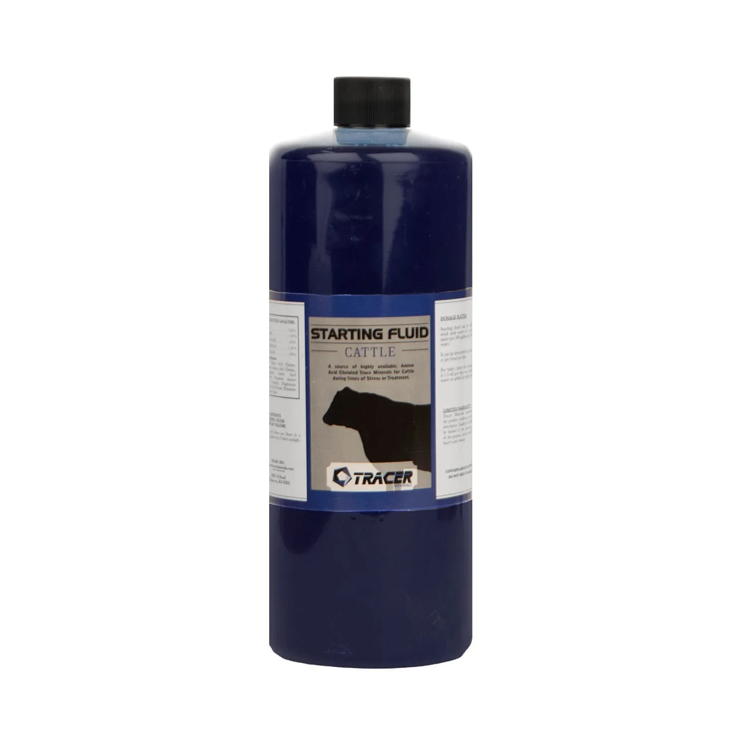 Tracer Starting Fluid Chelated Minerals for Horses, Swine, Cattle, Goats