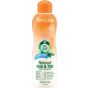 Tropiclean Flea & Tick Soothing Shampoo-20oz