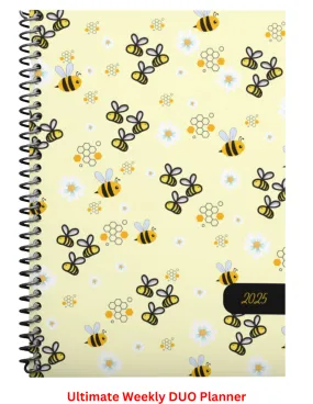 ULTIMATE WEEKLY DUO Planner 2025:  Honey Bees